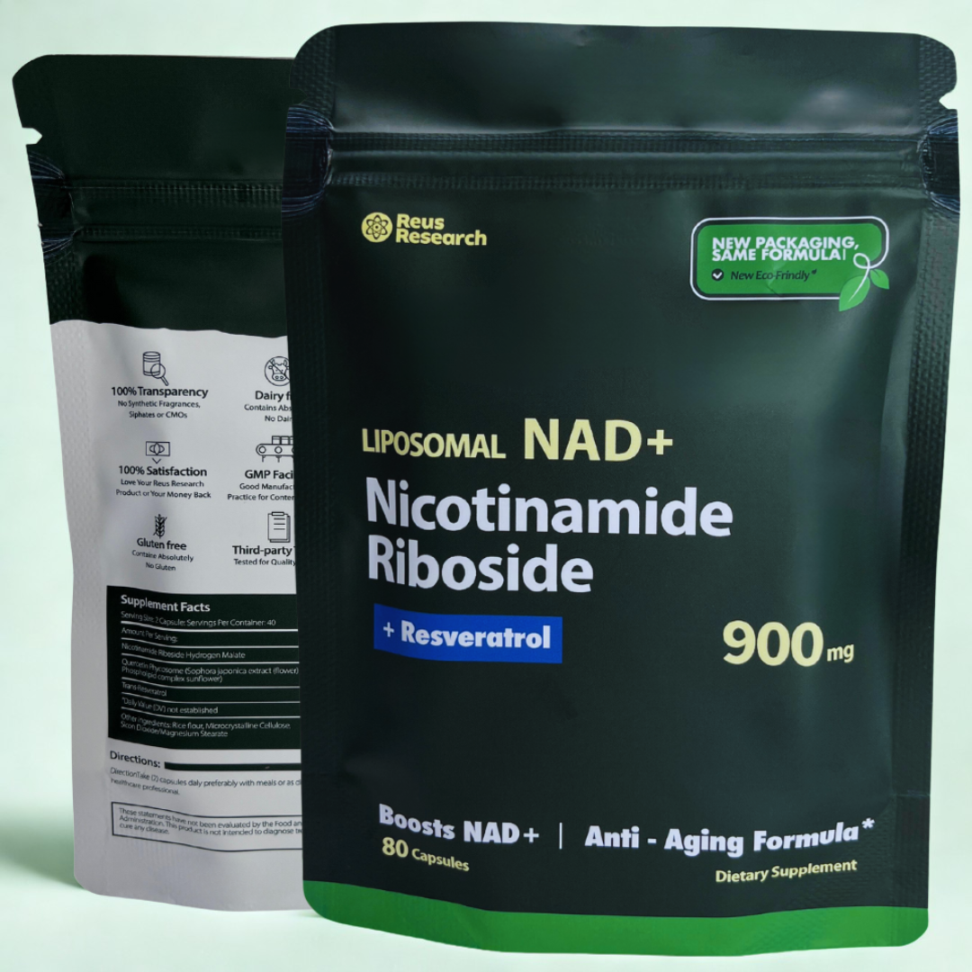 Energía y Juventud: El Poder del Combo NAD+ 900 con Resveratrol