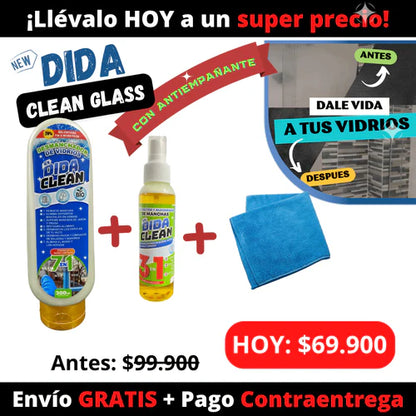 ✨ DIDA CLEAN – Desmanchador de Vidrios con Efecto Diamante 💎 | Brillo Impecable al Instante